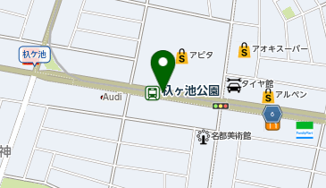 杁ヶ池公園の地図画像