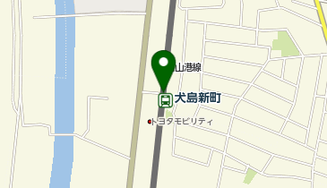 犬島新町の地図画像