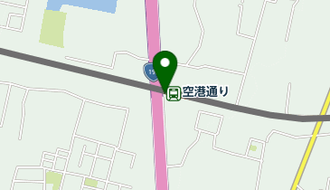 空港通りの地図画像