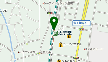 太子堂の地図画像