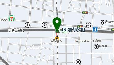 JR河内永和の地図画像