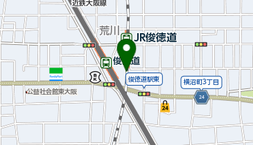 JR俊徳道の地図画像