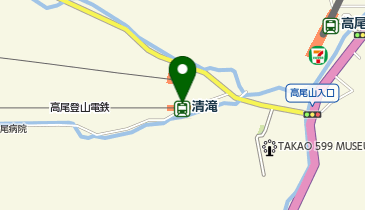 清滝の地図画像