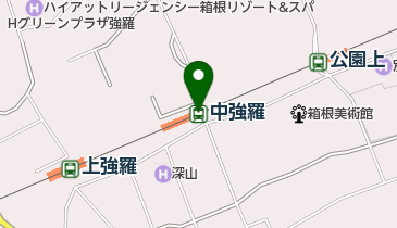 中強羅の地図画像