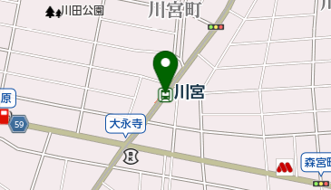 川宮の地図画像