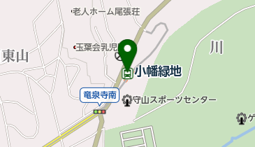 小幡緑地の地図画像