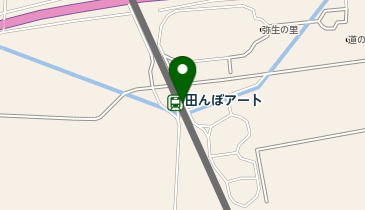 田んぼアートの地図画像