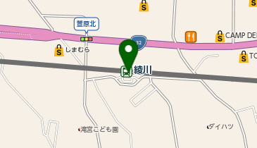 綾川の地図画像