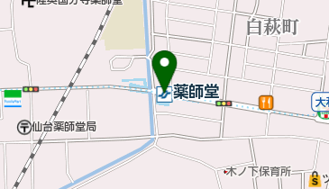 薬師堂(宮城県)の地図画像