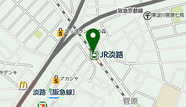 JR淡路の地図画像