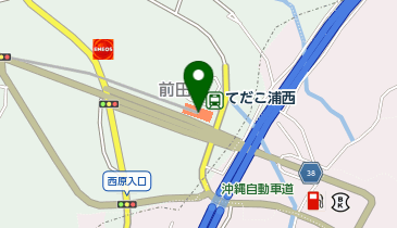 てだこ浦西の地図画像