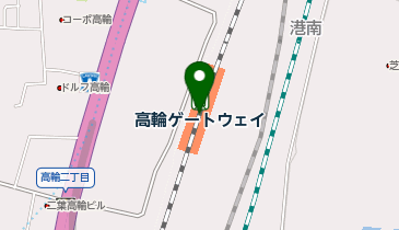 高輪ゲートウェイの地図画像