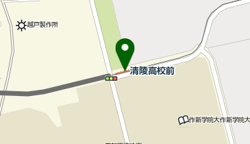 清陵高校前の地図画像