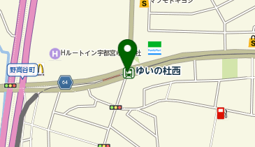 ゆいの杜西の地図画像