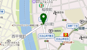 松川町の地図画像