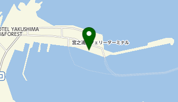 屋久島宮之浦港の地図画像