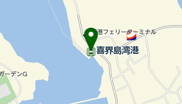 喜界島湾港の地図画像