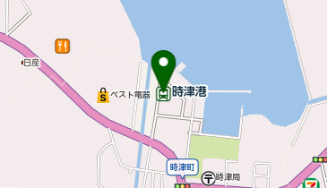 時津港の地図画像
