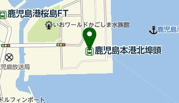 鹿児島本港北埠頭の地図画像
