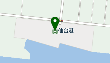 仙台港の地図画像