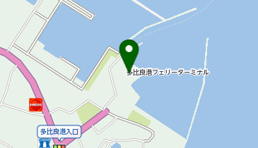 多比良港〔航路〕の地図画像