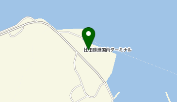 対馬比田勝港の地図画像