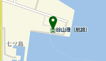 谷山港〔航路〕の地図画像