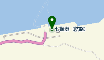 七類港〔航路〕の地図画像