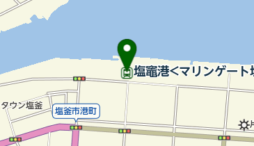 塩竈港<マリンゲート塩釜>の地図画像