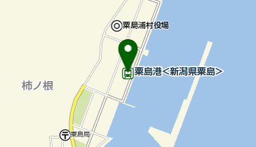 粟島港<新潟県粟島>の地図画像