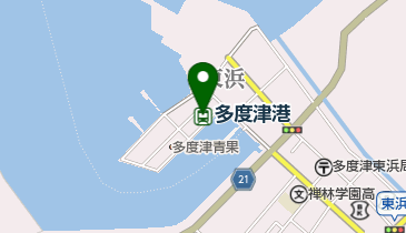 多度津港の地図画像