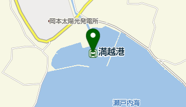 満越港の地図画像