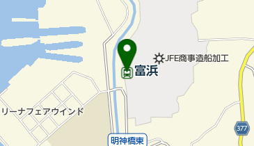 富浜(広島県)の地図画像