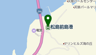 松島前島港の地図画像