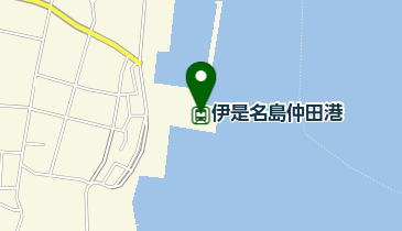 伊是名島仲田港の地図画像