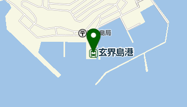玄界島港の地図画像