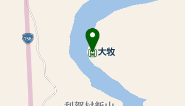 大牧(富山県)の地図画像