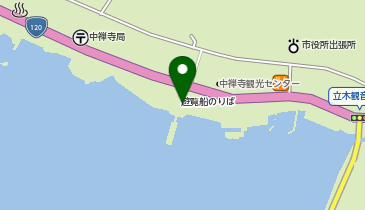 船の駅中禅寺の地図画像