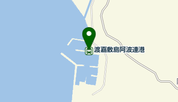 渡嘉敷島阿波連港の地図画像