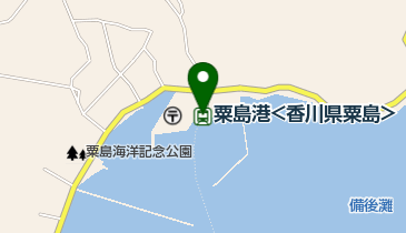 粟島港<香川県粟島>(香川県)の地図画像