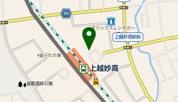 上越妙高駅前〔東口〕の地図画像