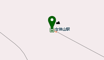 女体山駅〔筑波山ロープウェイ〕の地図画像