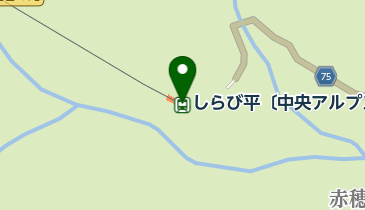 しらび平〔中央アルプス駒ヶ岳ロープウェイ〕の地図画像