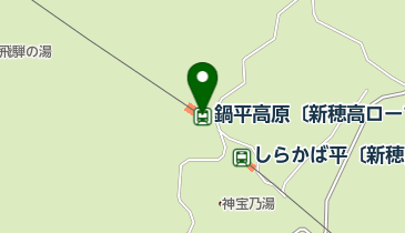 鍋平高原〔新穂高ロープウェイ〕の地図画像