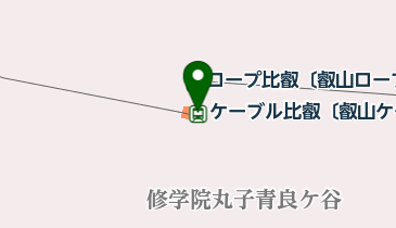 ケーブル比叡〔叡山ケーブル〕の地図画像