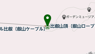 比叡山頂〔叡山ロープウェイ〕の地図画像