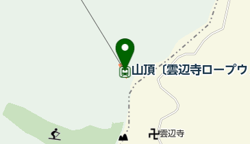 山頂〔雲辺寺ロープウェイ〕の地図画像