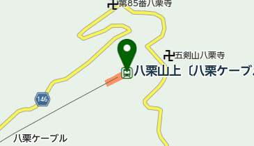 八栗山上〔八栗ケーブル〕の地図画像