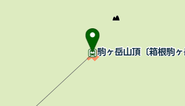 駒ヶ岳山頂〔箱根駒ヶ岳ロープウェー〕の地図画像