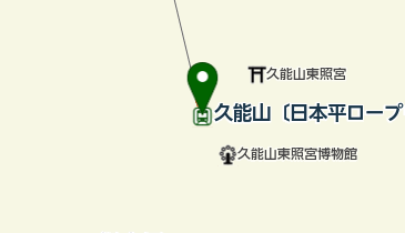 久能山〔日本平ロープウェイ〕の地図画像